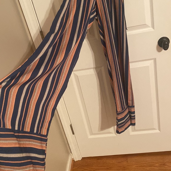 Navy and coral jumpsuit - Picture 2 of 2